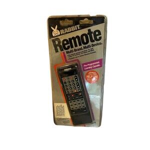 NOS Vintage 1990 Gemini RABBIT REMOTE Learning TV VCR CABLE MAC15 Universal